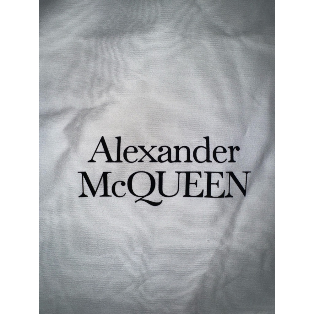 Alexander McQueen White Red Drawstring Dust Bag One Size Storage - Picture 3 of 9